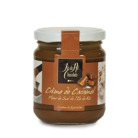 Pot de Crème de Caramel à la Fleur de Sel de l'Ile de Ré Ile de Ré Chocolats Style de Ré